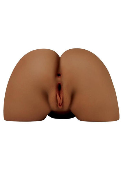Pdx Elite Shake That Ass Vibrating Rechargeable Mega Masturbator - Caramel